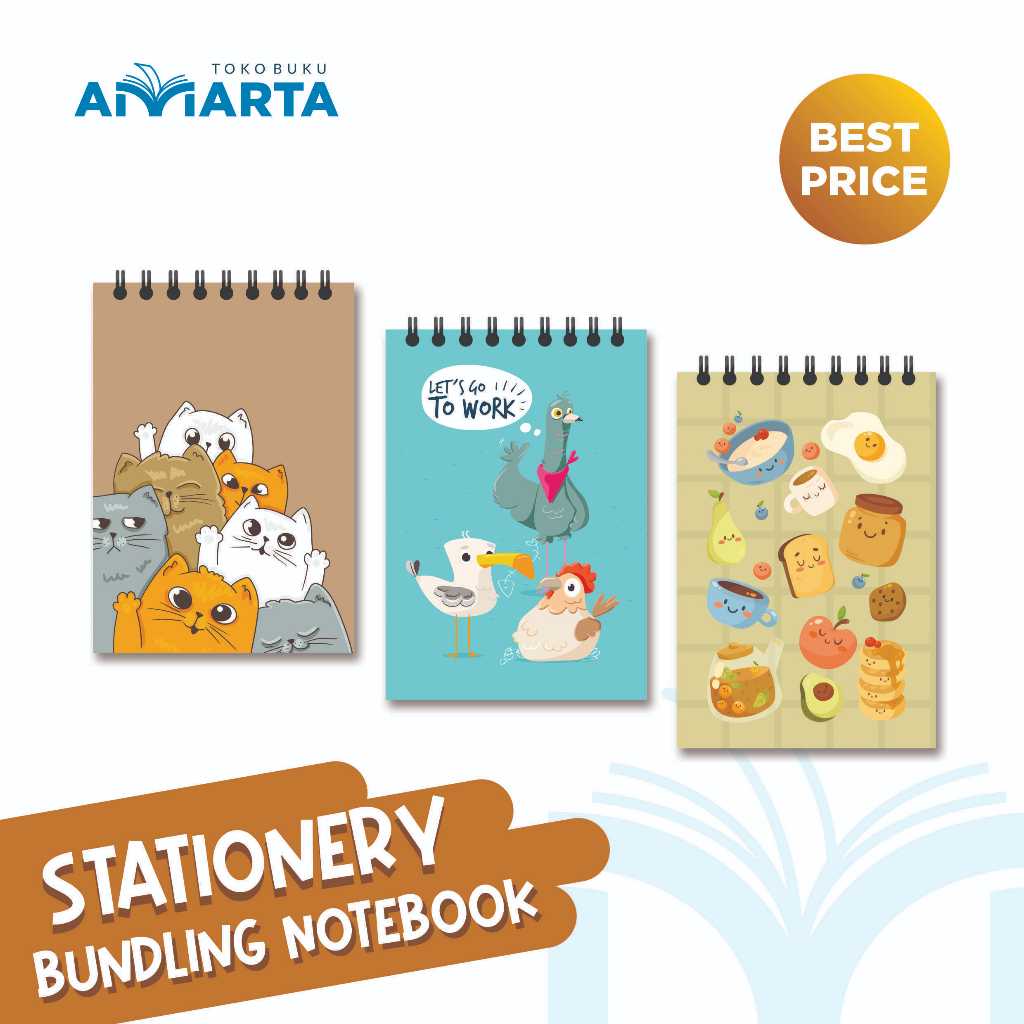 

Paket Bundling Notebook Murah (3 macam)