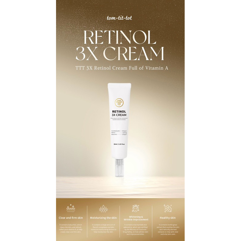 Retinol Vita K boost cream tom tit tot tomtittot