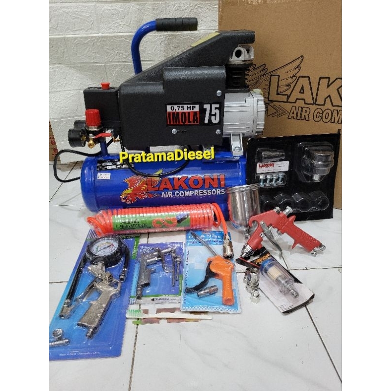 Paket Kompresor Angin Lakoni Imola 75 Paket Pengecatan