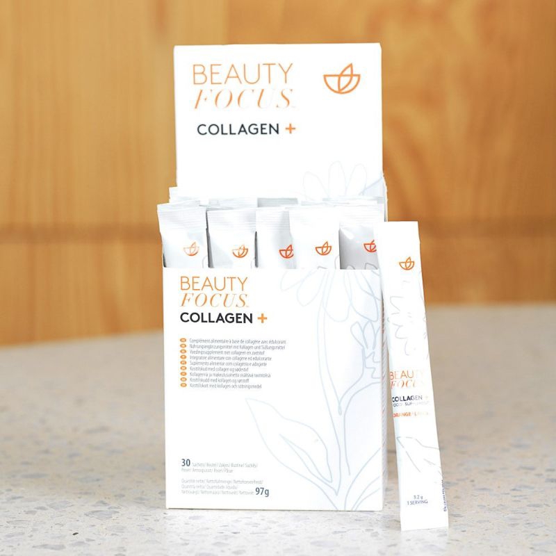 

1 sachet beauty focus collagen + nu skin - ecer minuman colagen sachet