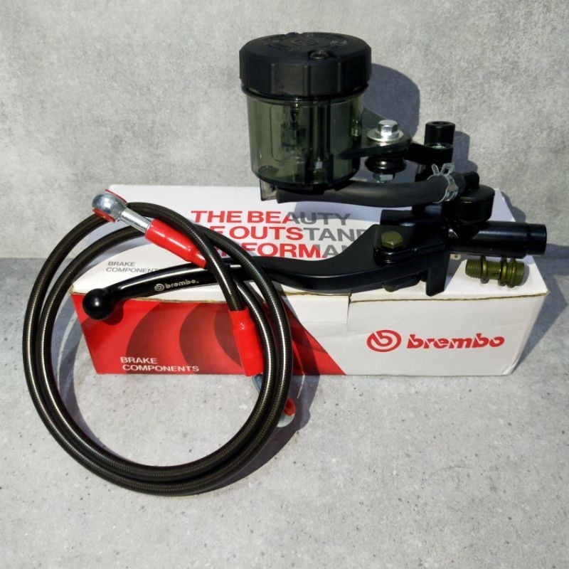 master rem  brembo big moke plus selang rem 95cm motor vega supra blead mx rx king dll