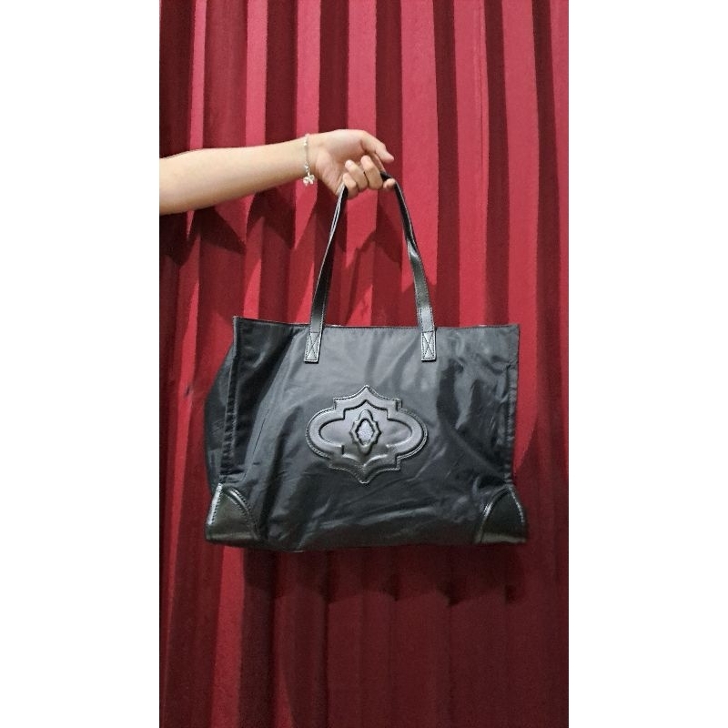 Tote Oryany Nilon Mix Kulit Preloved