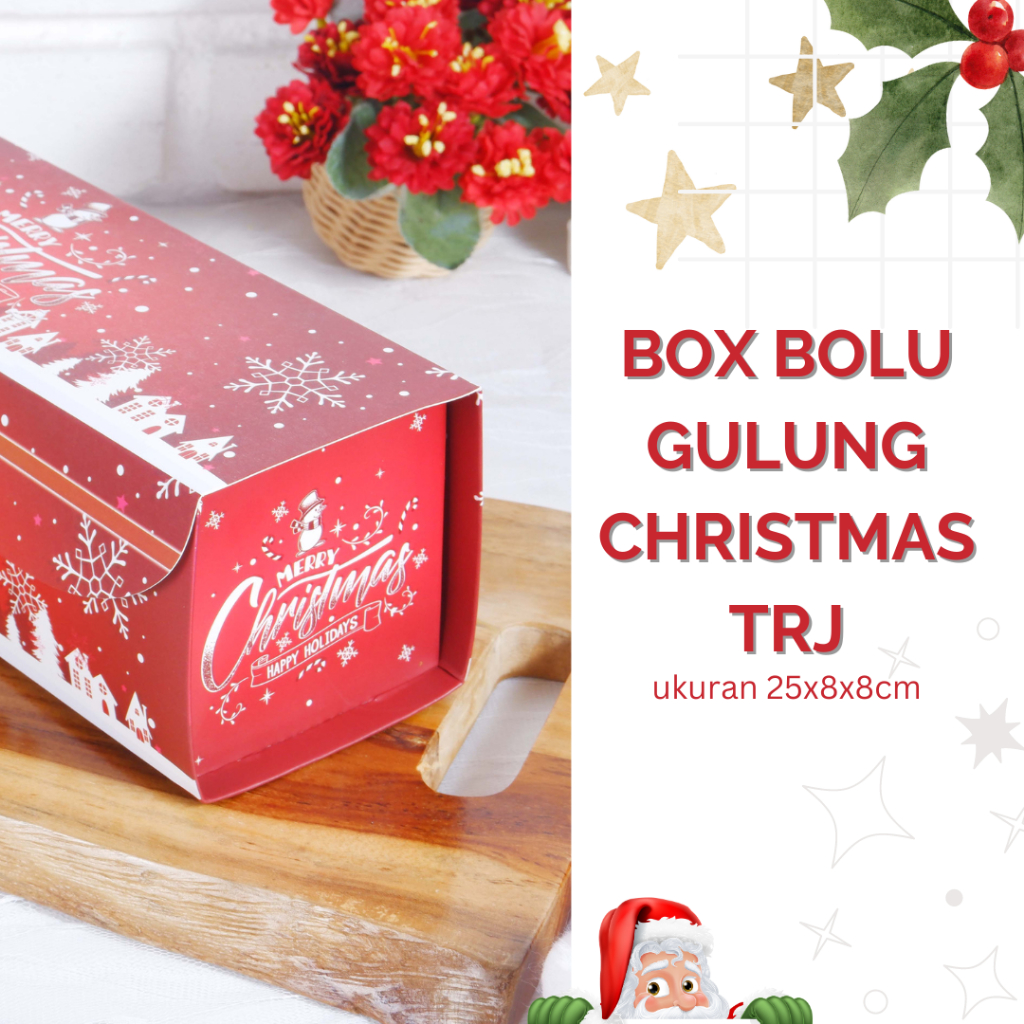 

Box Bolu Gulung Christmas / 2pcs