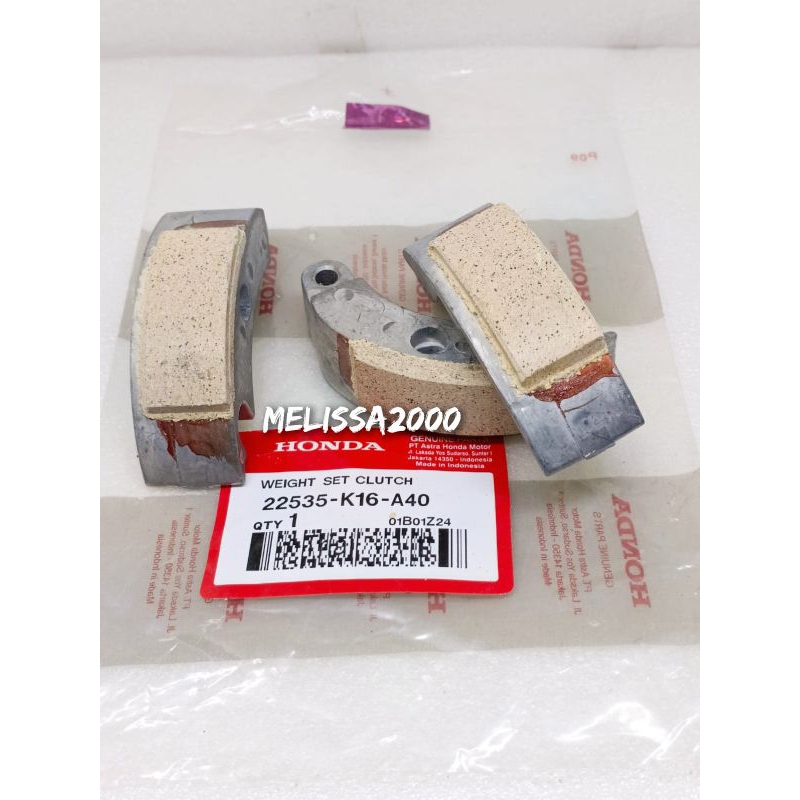Kampas ganda only K16 Scoopy esp LED ring 12 th (2017-2020) Beat esp (2016-2019) Original