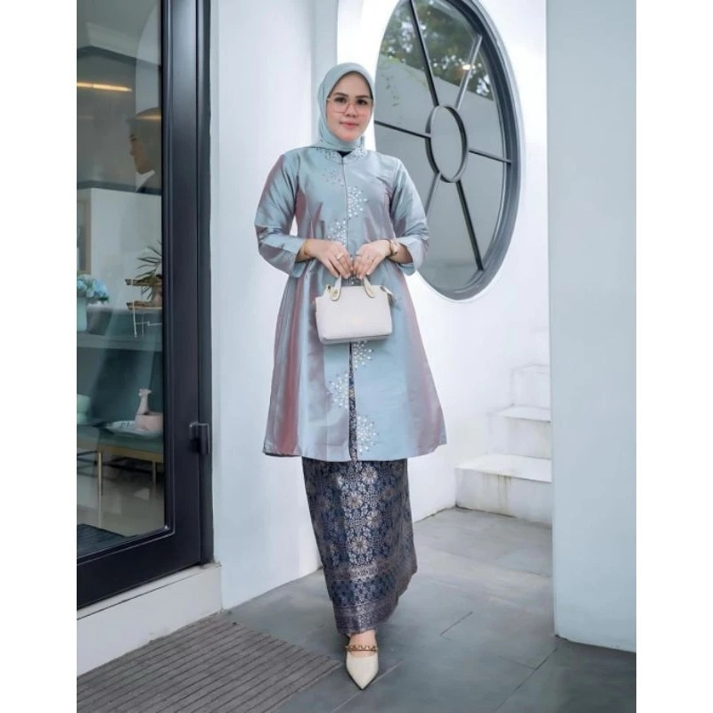 MK KEBAYA set kebaya tunik kurung melayu kebaya tunik modern Atasan kebaya kurung