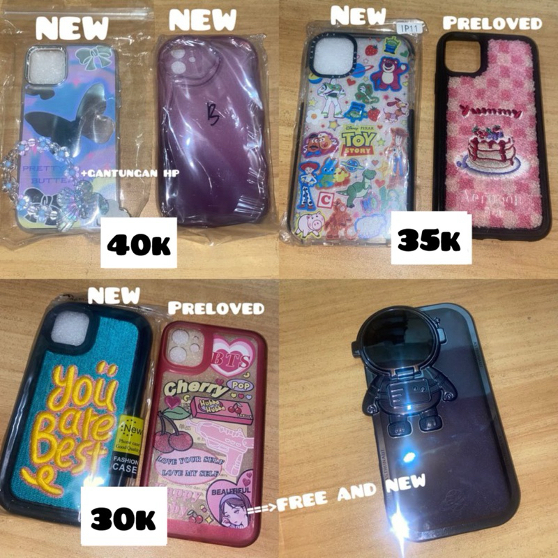 Preloved bekas + NEW casing case hp IPHONE 11