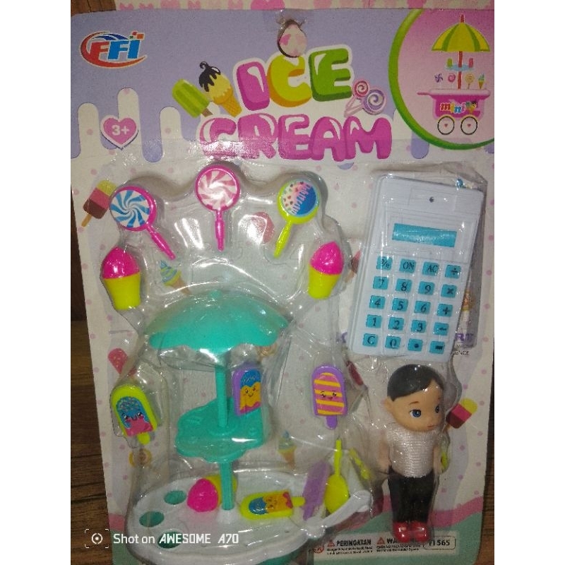 Mainan Gerobak Ice Cream Mini|Mainan Anak|FI565