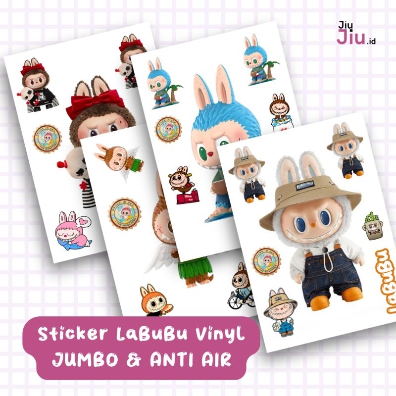 

JiuJiu | Sticker Jumbo Anti air - Labubu - Pop Mart - Motor Variasi Sticker Vinyl