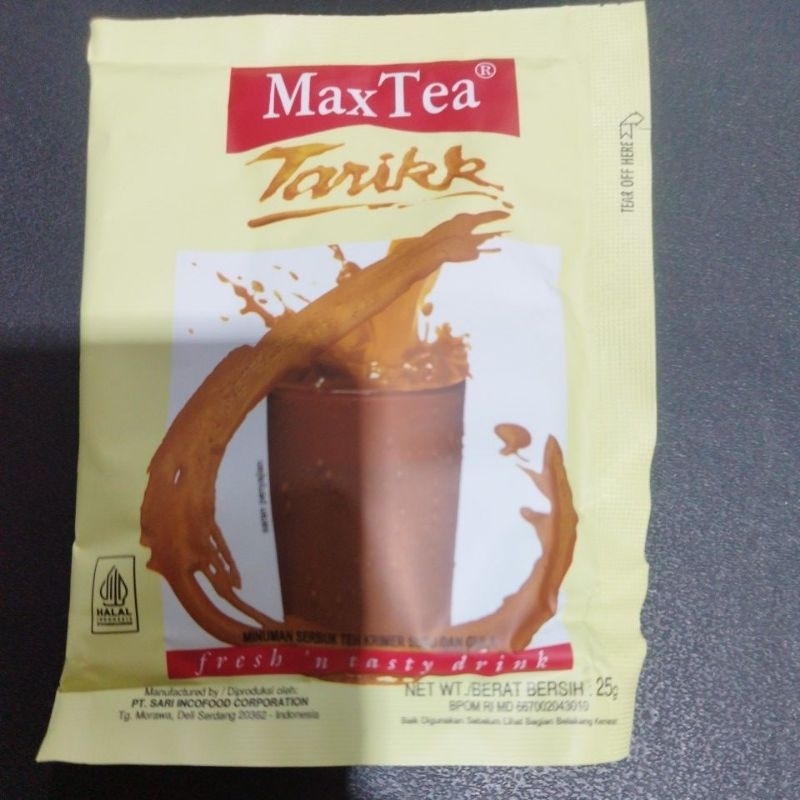 

Max Tea Tarik Sachet Teh Tarik