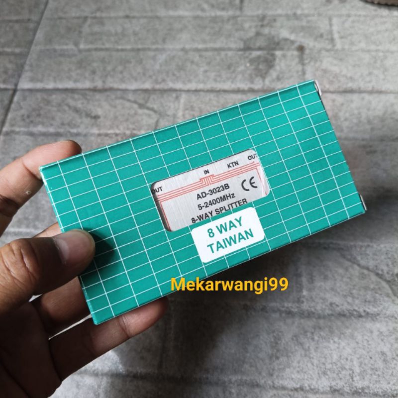 Splitter Antena 8 way Taiwan / Splitter Antena TV 8 channel Taiwan