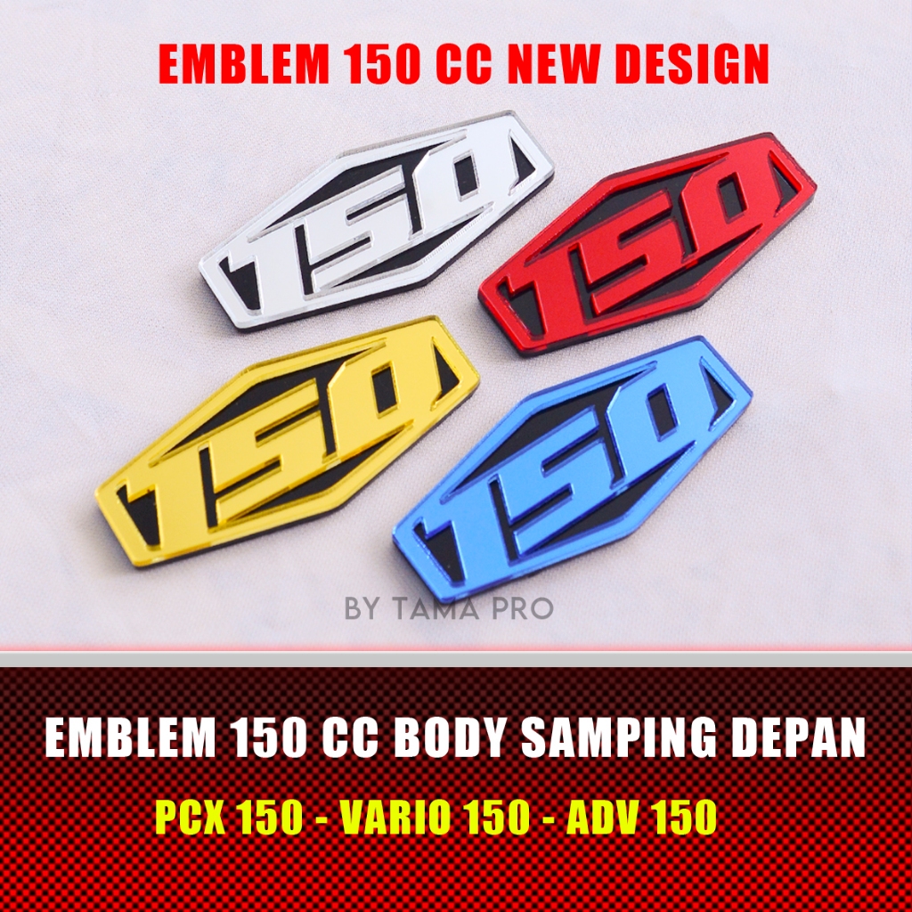 EMBLEM CC PCX 150 VARIO 150 ADV 150 BODI SAMPING DEPAN
