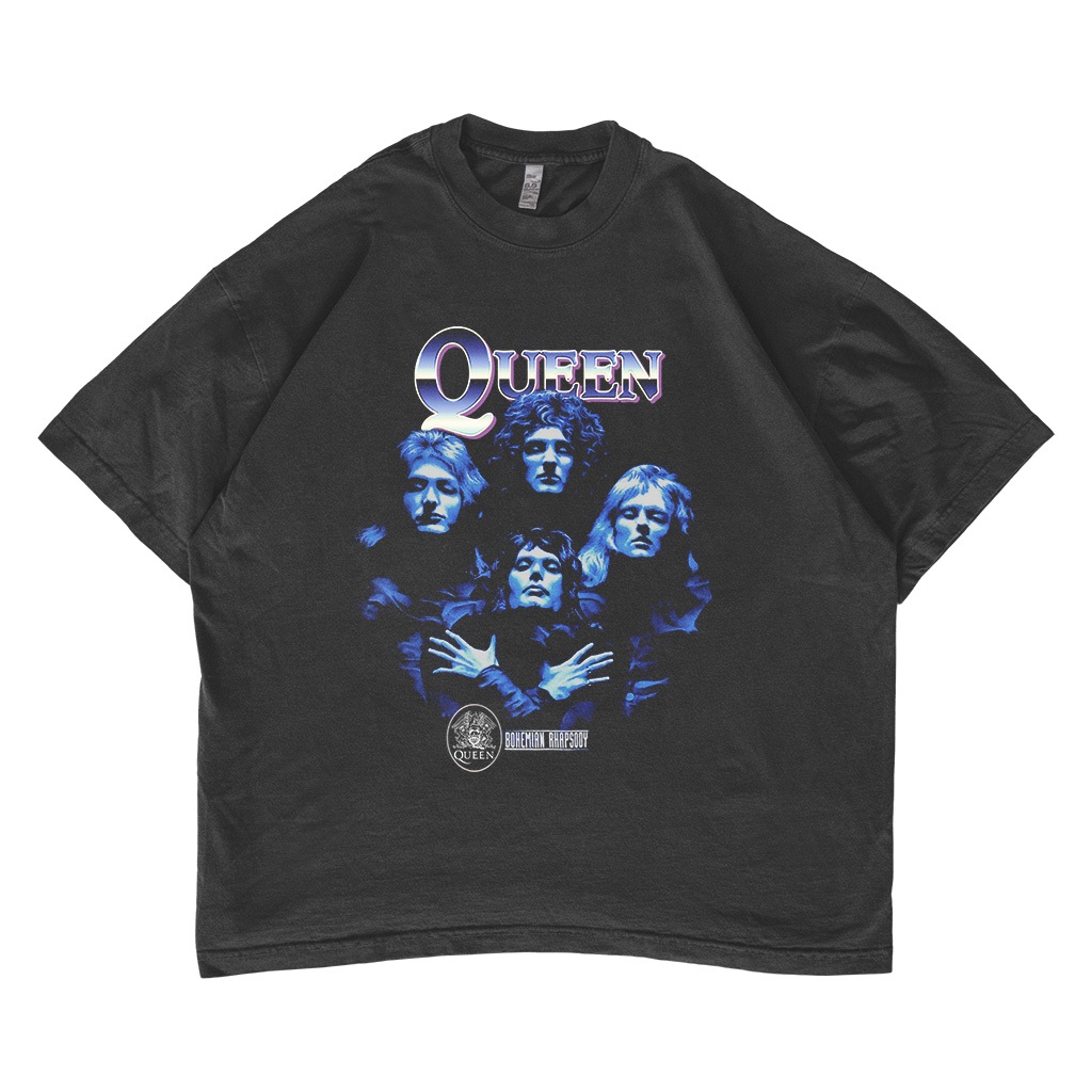 Kaos Band Queen Bohemian Rhapsody Oversized T-shirt Vintage