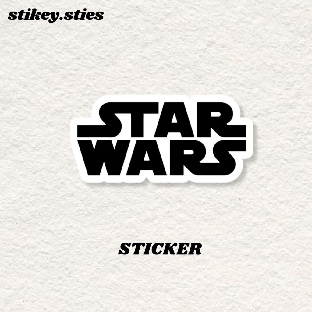 

STICKER STARWARS AESTHETIC ANTI AIR VINYL / STIKER BRAND HELM LAPTOP HP MOTOR TUMBLR TAS KOPER