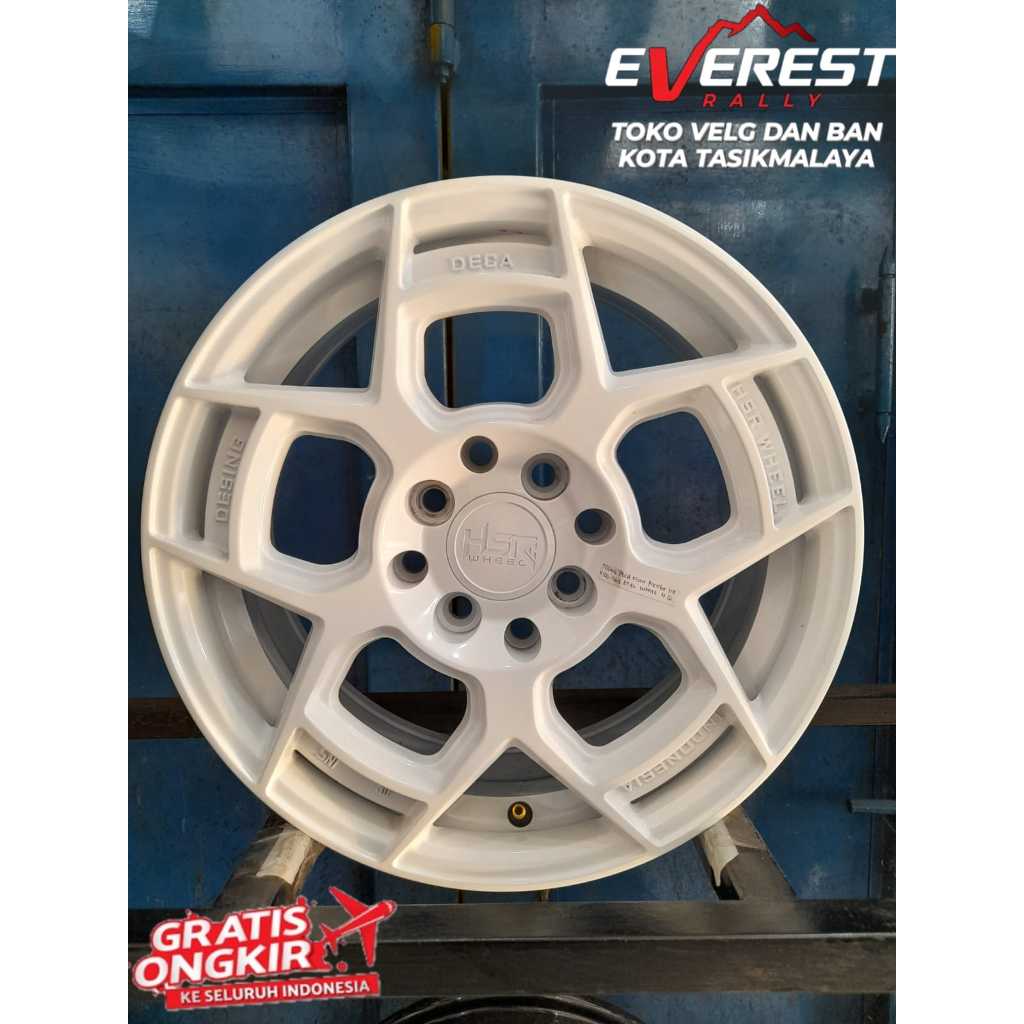 VELG RACING HSR DESING DECA RING 15 BAUT 4 UNTUK MOBIL XENIA, AYLA, CONFERO, BRIO, AYLA