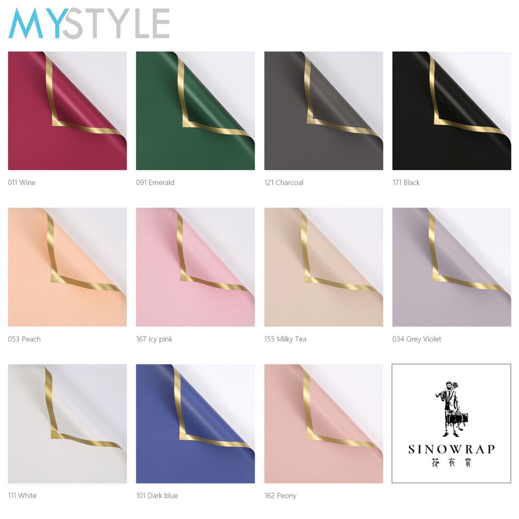 

HAPPY TIME KES BUNGA LIST GOLD XXYXY 1 PACK 2 PCS FLOWER WRAP PEMBUNGKUS BUKET BUNGA WATEROOF