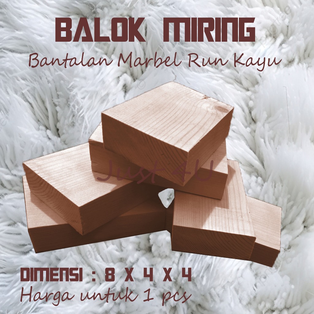 Just 4U asmr/  Balok Miring - ASMR Aksesoris Balok Miring Marble Run Race Lintasan Balap Kelereng Ed