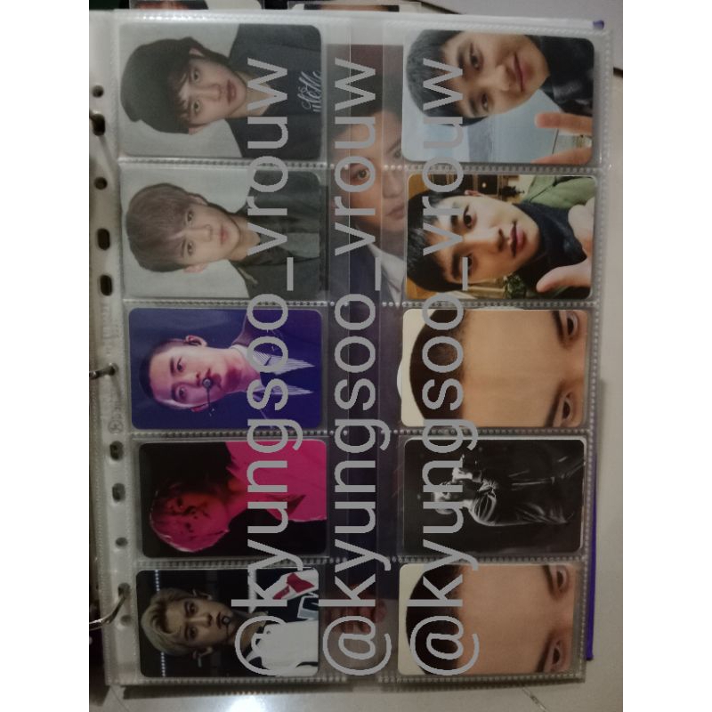 PHOTOCARD EXO ORGEL SEHUN KYUNGSOO, PC KYUNGSOO UNIVERSE BOTAK exo