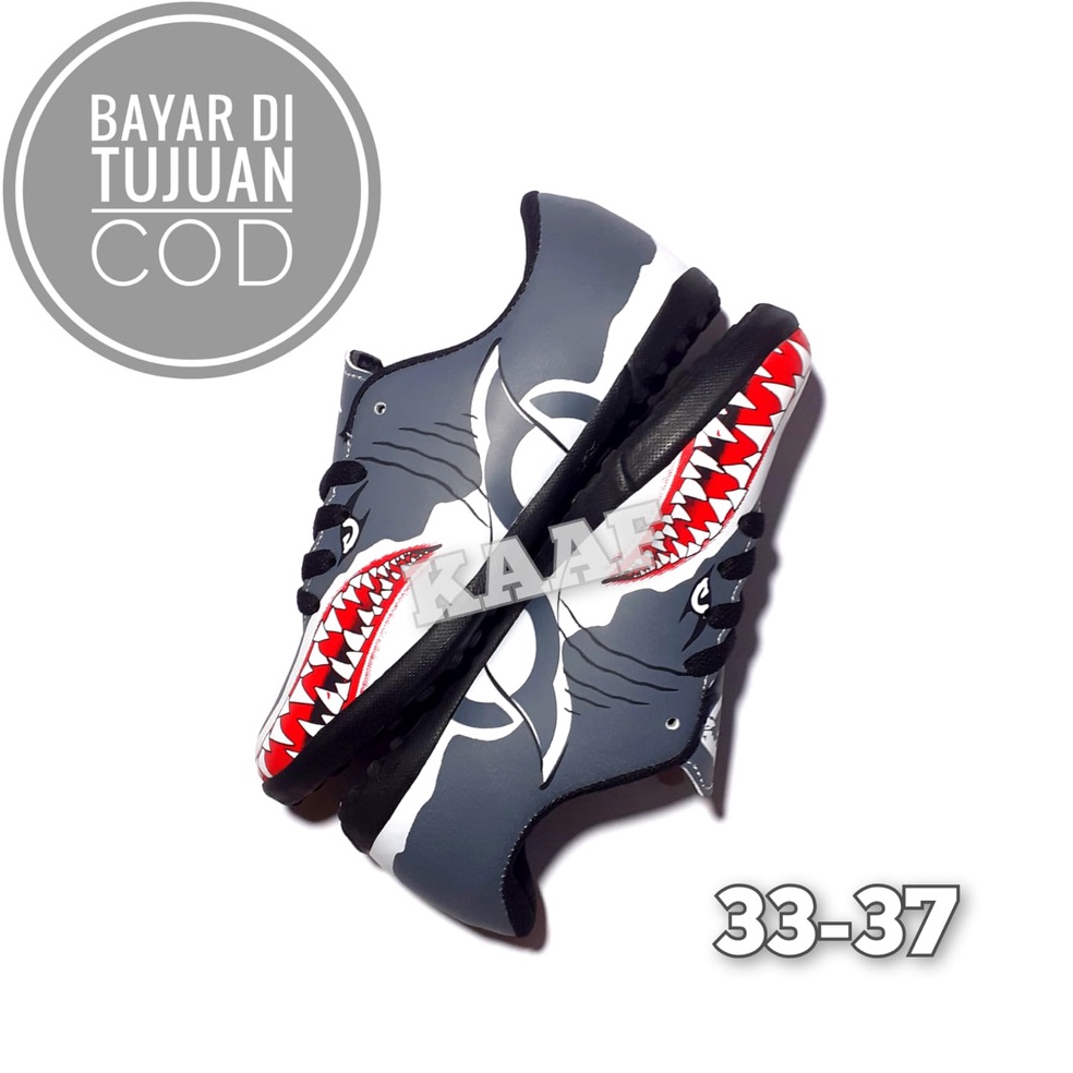 Termurah Sepatu Futsal Anak Ortuseight Catalyst Requin FG Red White I Grey White l Blue White l COD 