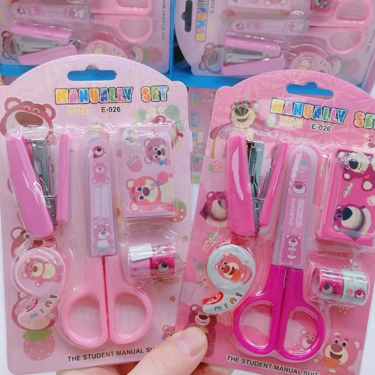 

Garansi 1 Alat Tulis Set 8in1 Karakter Stationery Kids Paket Alat Tulis Anak TK Set School Supplies for Child Writing Gift Eraser Ruler