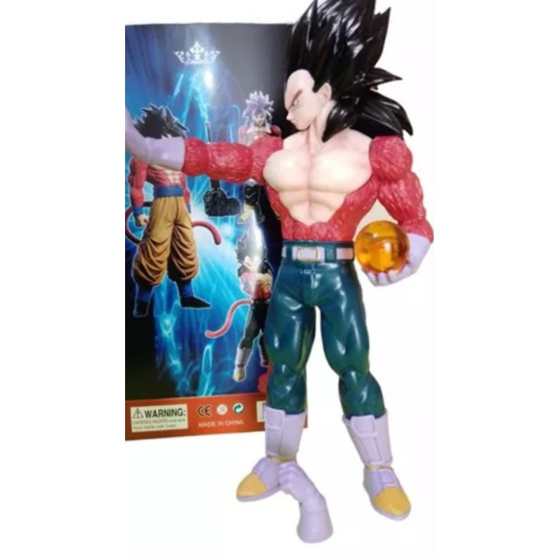 Figuredragon ball Vegeta ssj4 pegang bola 30 cm