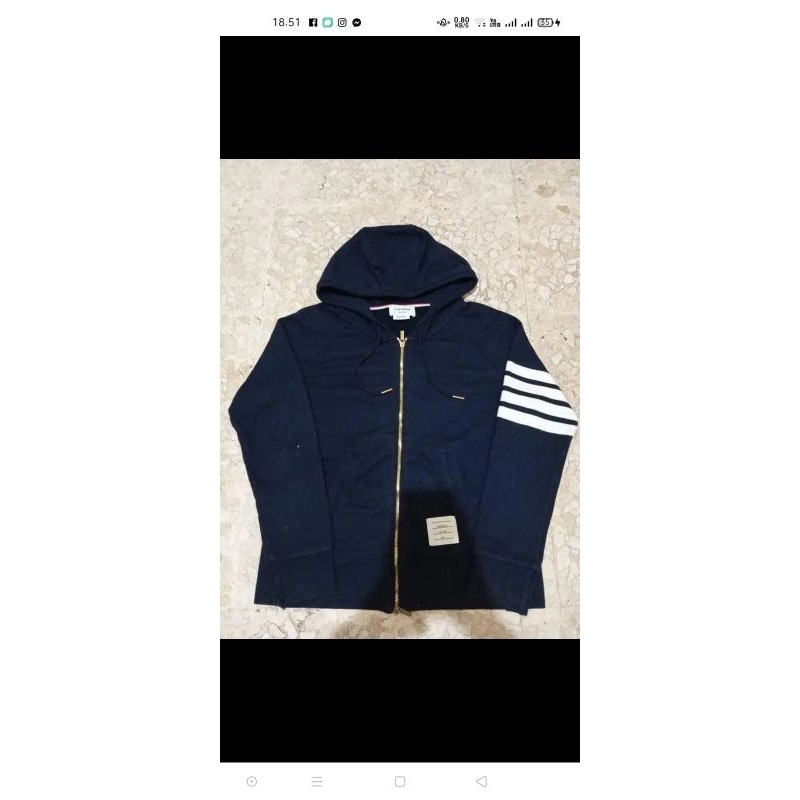 Zip Hoodie Thom Browne