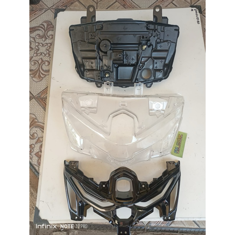 HEADLAMP REFLEKTOR LAMPU DEPAN YAMAHA NMAX TURBO N MAX TERBARU 2024 ORIGINAL KOSONGAN
