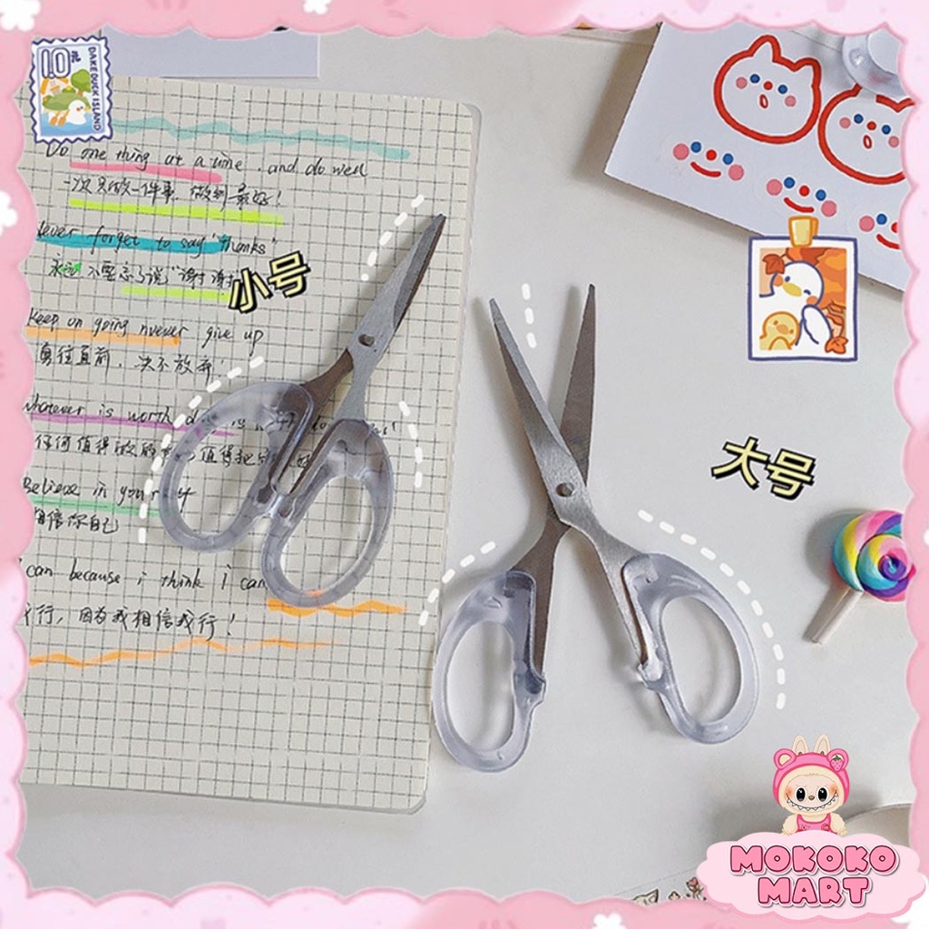 

MM Gunting Kertas Aesthetic Transparan Scissors Gunting Kertas Aesthetic Transparan Scissors - AT02