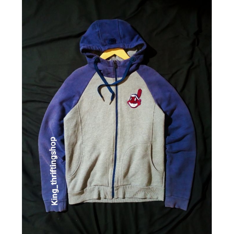 Hoodie MLB Indians 2 warna Original Second