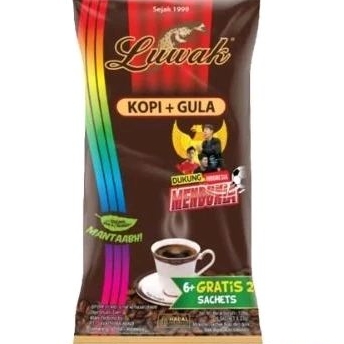 

Luwak kopi gula isi 8 sachet