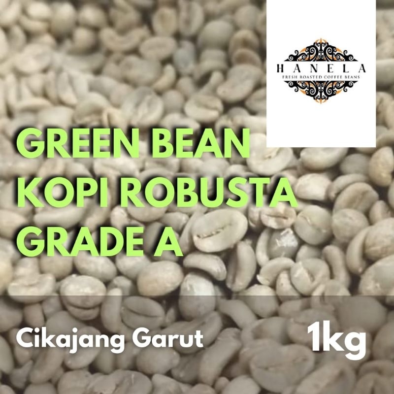 

GREEN BEAN /BIJI KOPI MENTAH ROBUSTA GARUT GRADE A -1 KG