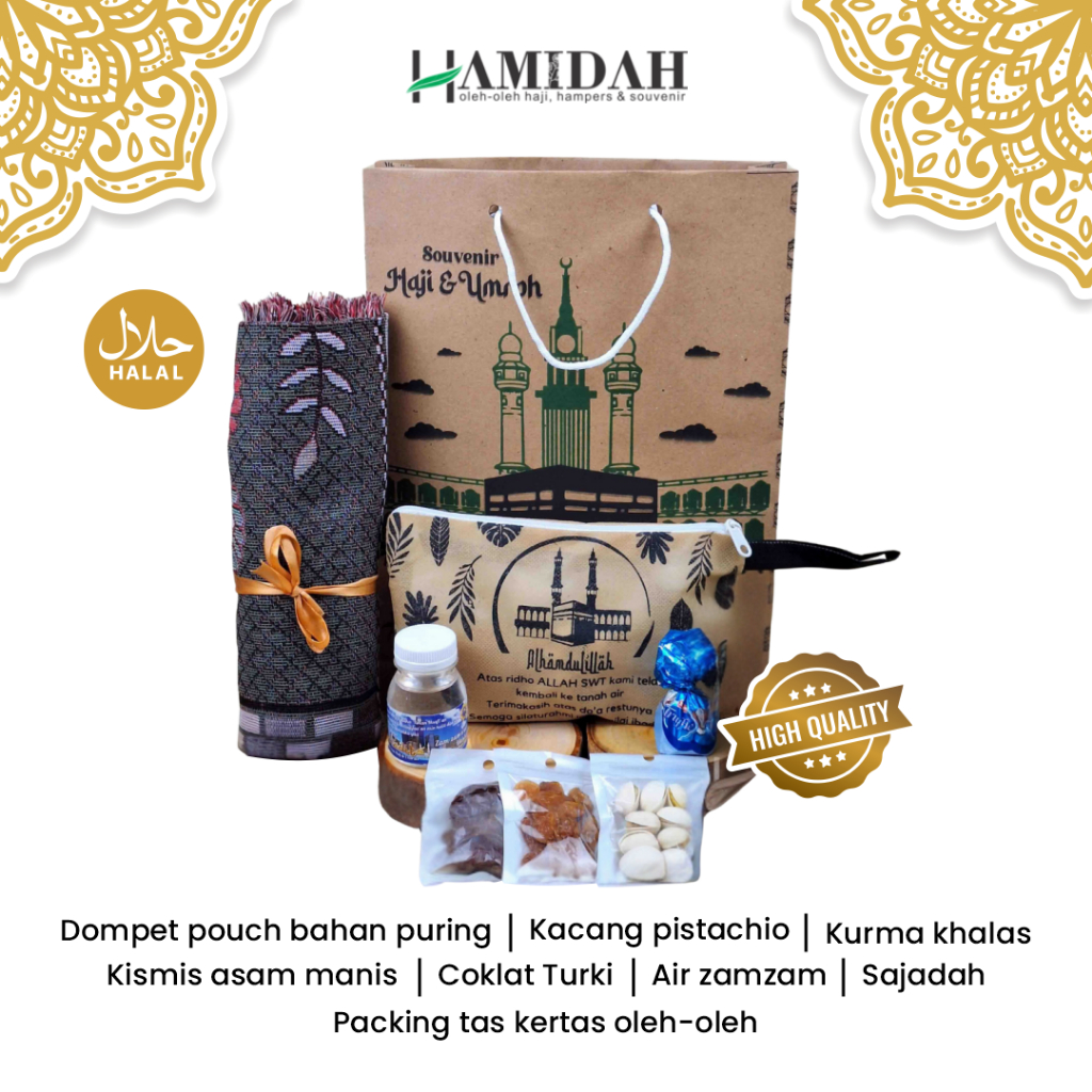 

Paket Oleh-oleh Haji dan Umroh Box Humaira Hampers Bingkisan Premium Kekinian Custom Gift