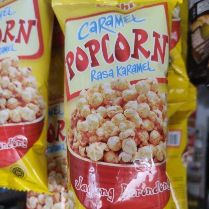 

oishi popcorn rasa caramel jagung berondong 1renceng isi 10pcs 20gr