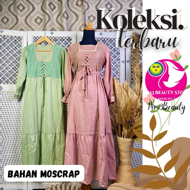 Gamis remaja kekinian / gamis ABG / Gamis SMP Terbaru / Gamis anak lebaran terbaru / gamis brukat an