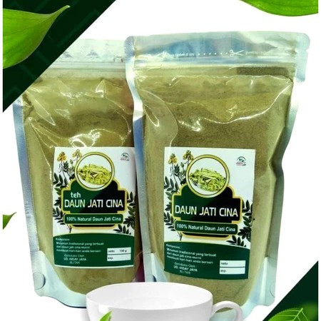 

Powder Daun Jati Cina 200gr murni tanpa campuran