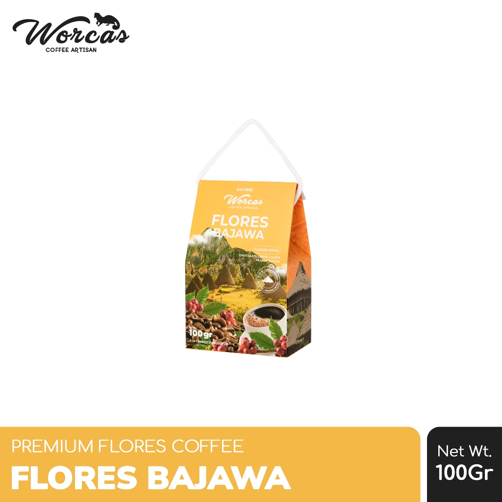 

WORCAS Flores Bajawa 100gr Arabica Coffee