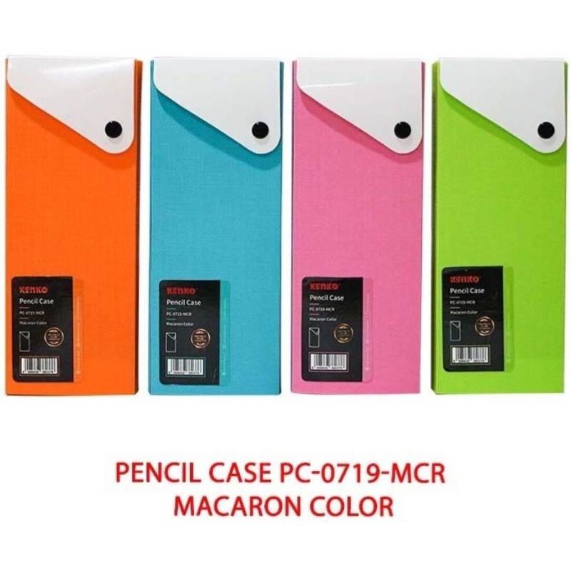 

KOTAK PENCIL PLASTIK/PENCIL CASE PC 0719 MCR/KENKO PENCIL CASE MACARON COLOR/TEMPAT PENCIL KENKO