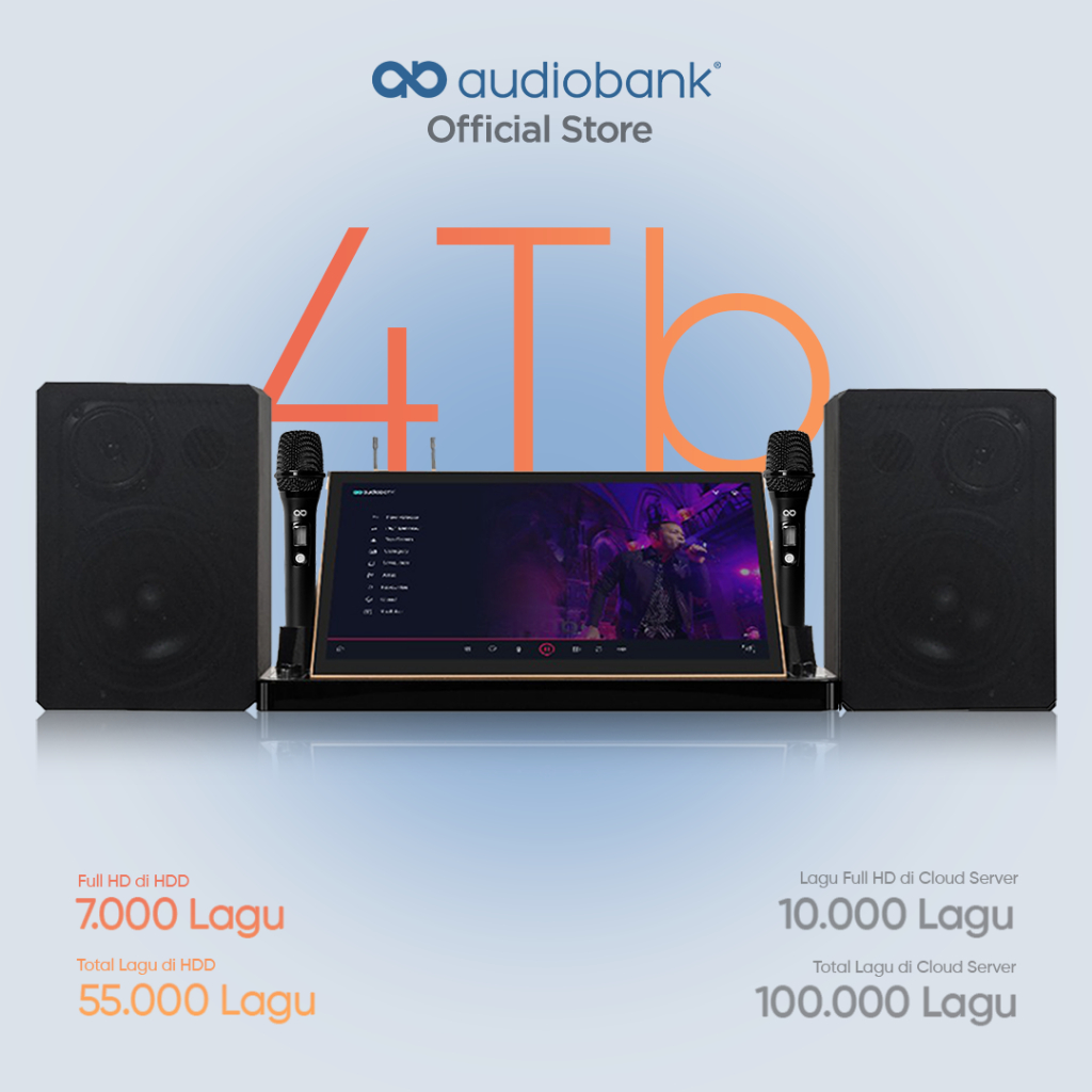 TERJAMIN Audiobank KAIO - KARAOKE ALL IN ONE AUDIOBANK (EXTRA PACKING KAYU) **