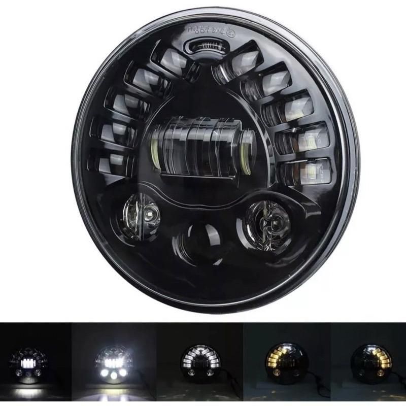 Lampu Daymaker 16 led 7inch Iron Eagle Senja Biru Daymaker 7inch Ninja Megapro Tiger Scorpio Vixion 