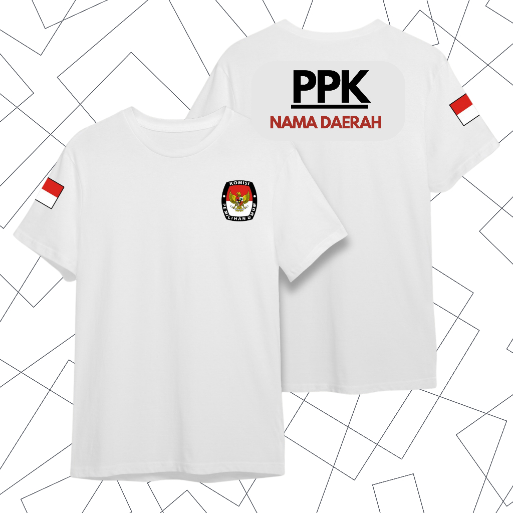 Kaos PILKADA 2024 SERENTAK PPS Kelompok Penyelenggara Pemungutan Suara SINGKATAN - T-shirt PPS - Kao
