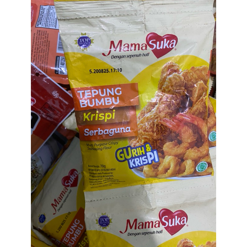 

Tepung kripsi mama suka 70gr /80gr x 5 pcs