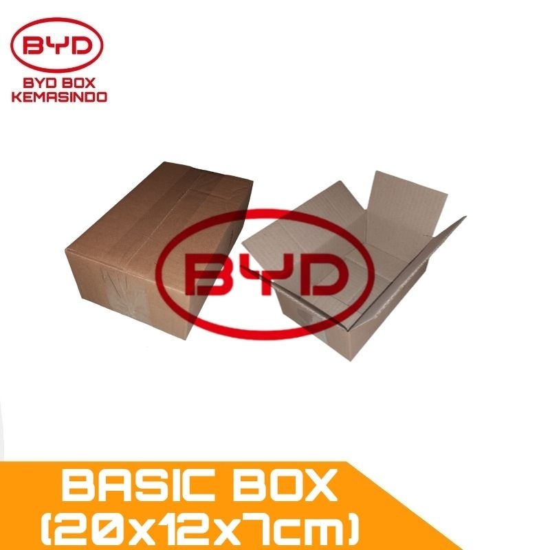 

20x12x7cm Kardus Basic Box Karton Polos | Baru | Murah - Kardus Packing Online Shop