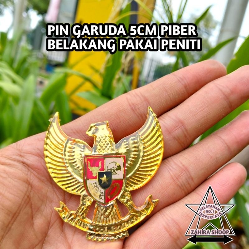 pin garuda 5cm piber/pin garuda paskibra/pin garuda indonesia /pin garuda peci/pin garuda peci paski