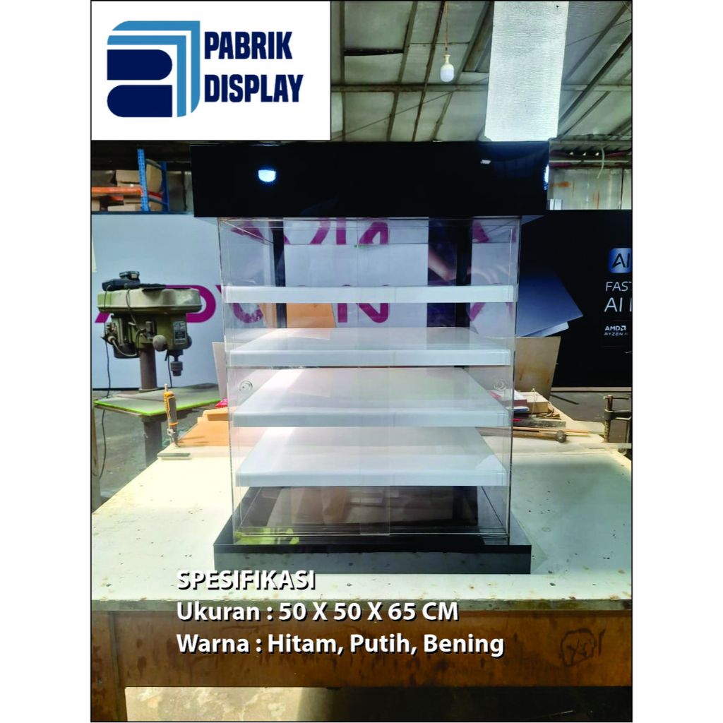 Custom Akrilik Etalase Rokok | Rak Akrilik Display Rokok | Box custom