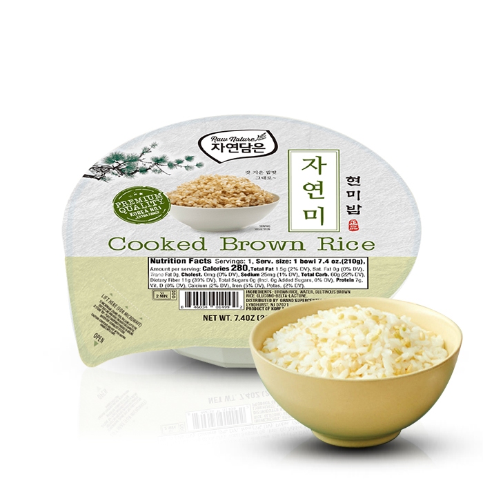 

RAW NATURE Cooked Brown Rice 210g