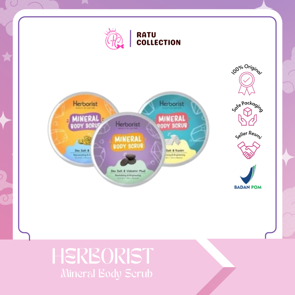 Herborist Mineral Body Scrub - Herborist Body Scrub Body Exfoliating Face Scrub