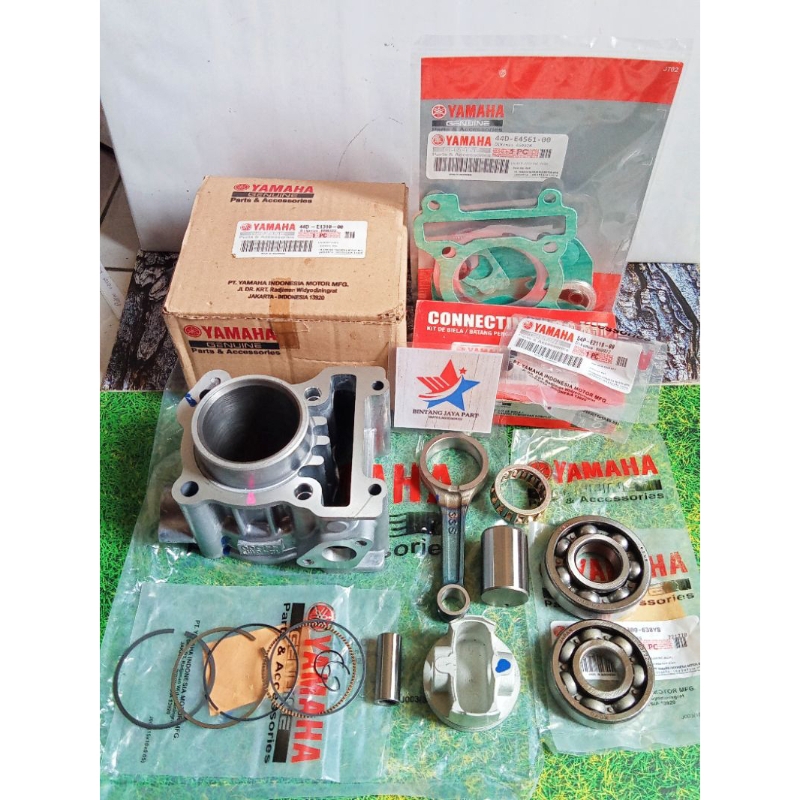 Blok Seher Komplit + Stang Seher Xeon Karbu Komplit Bering 2pc 6305-63/22 GT 125cc Free Topset (44D)