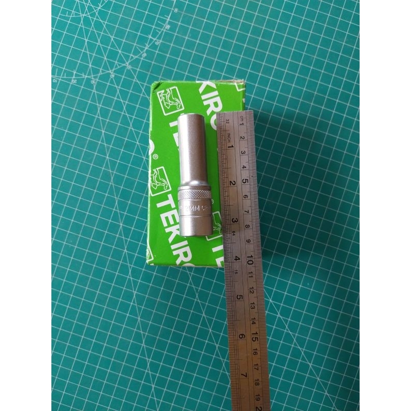 TEKIRO KUNCI SOK 12MM × 80MM DR 1/2" 6PT CR-V DEEP PANJANG