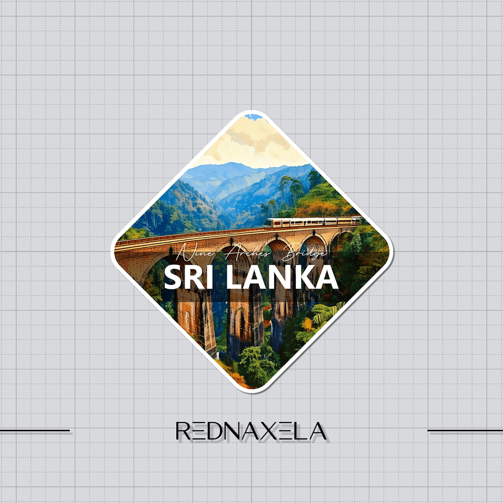 

Stiker Vinyl Country Sri Lanka Stiker Koper Outdoor Travel Sticker