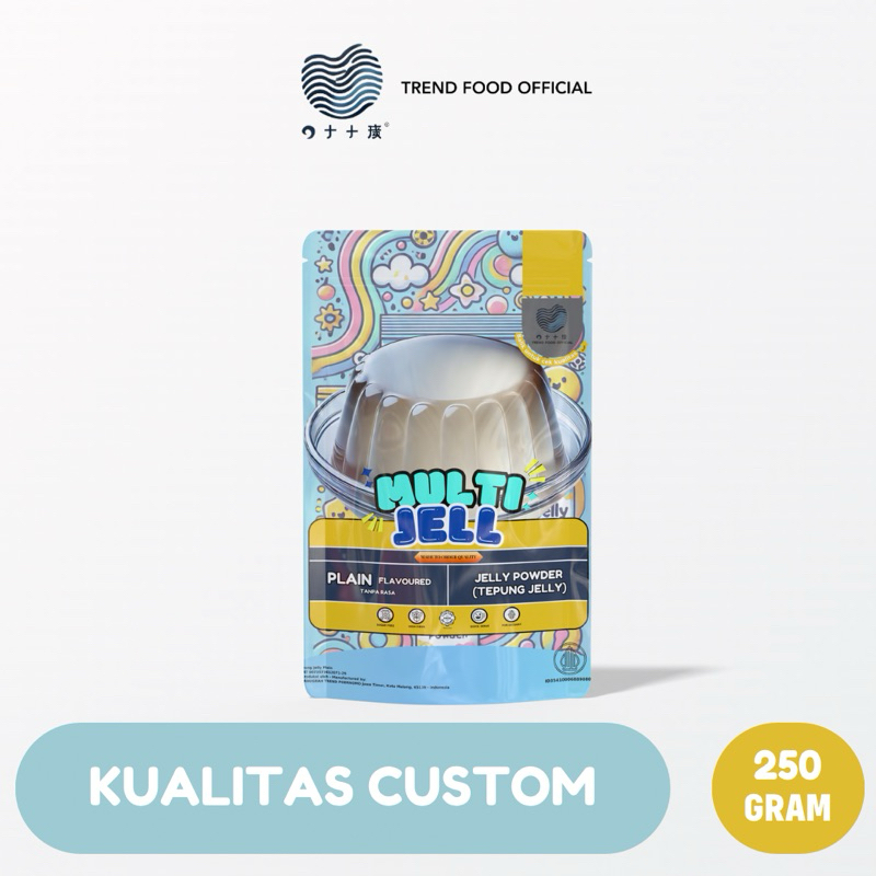 

TrendFood Official Custom Jelly Powder 250 Gram, tepung jelly custom