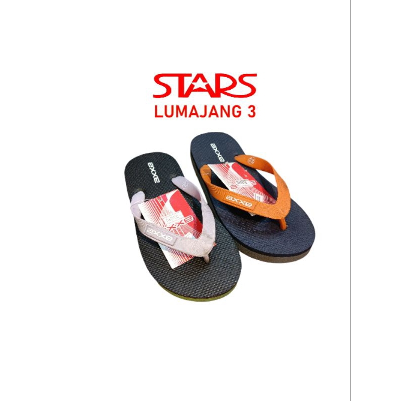 Sandal jepit anak axxe Brooklyn navy dan black (size chat dlu ya)